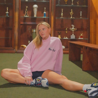 BITES RUN CLUB HEAVYWEIGHT MOCK NECK (LIGHT PINK SPECIAL EDITION)