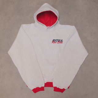 BITES RUN CLUB HEAVYWEIGHT HOODIE (OG HEATHER GREY)