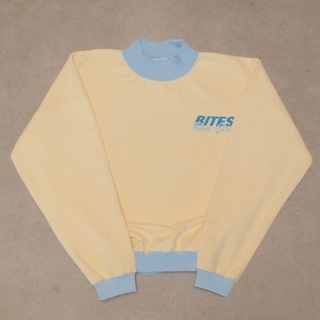 BITES RUN CLUB HEAVYWEIGHT MOCK NECK (LIGHT YELLOW SPECIAL EDITION)